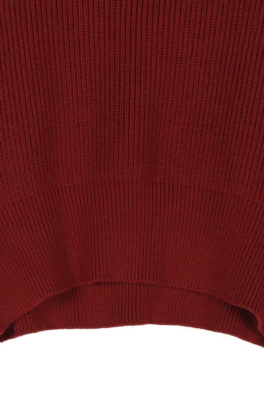 Farrah Ribbed Knit Crop Top and Skirt Set