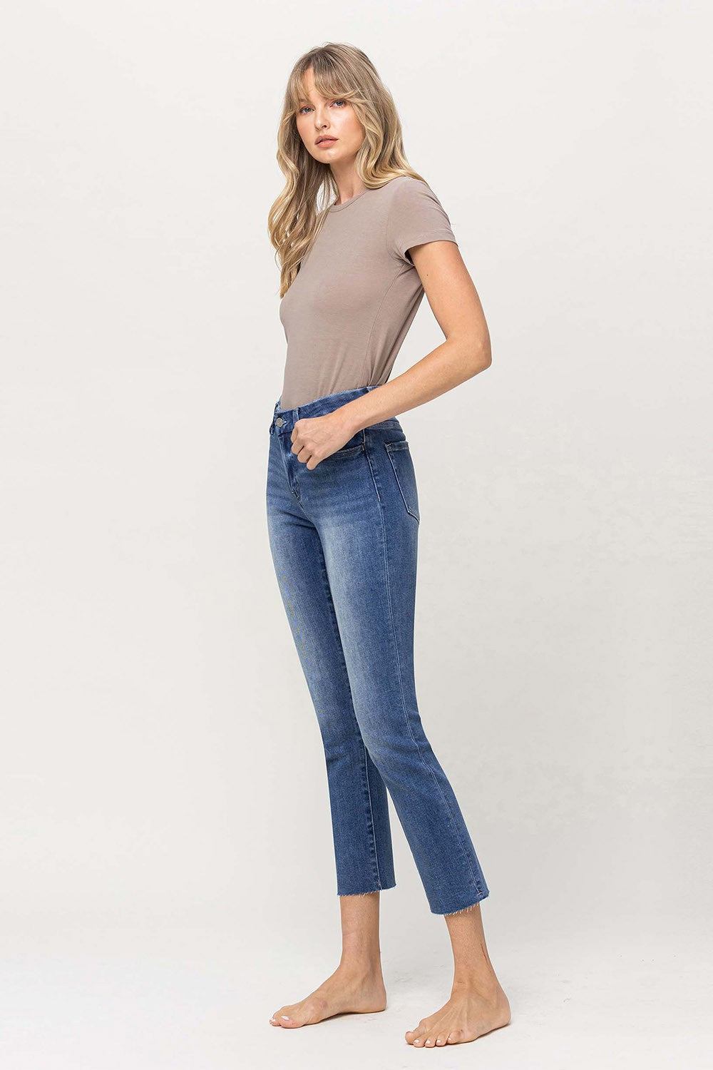 Rose Cropped Jeans