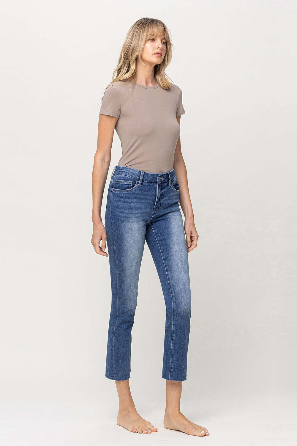 Rose Cropped Jeans