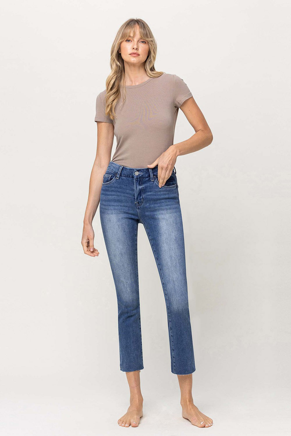 Rose Cropped Jeans