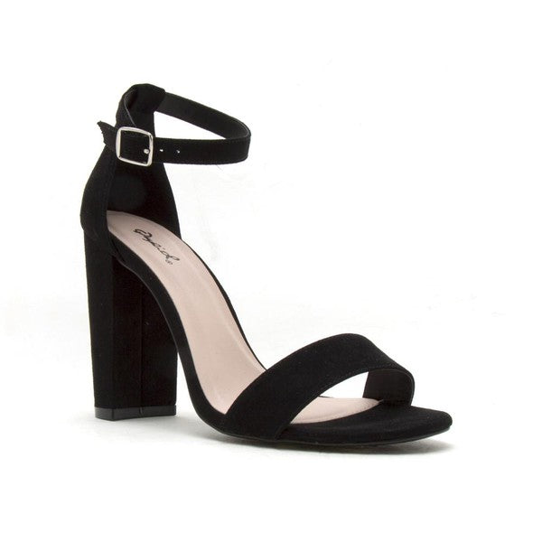 Ankle strap heel