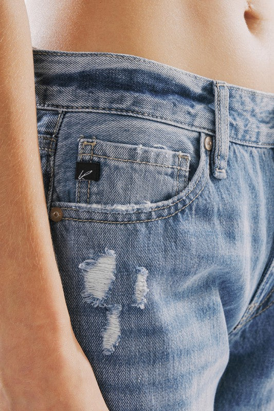 Mia Mid Rise Classic Boyfriend Jeans