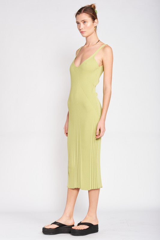 Katie Ribbed Midi Dress