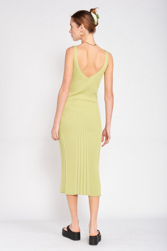 Katie Ribbed Midi Dress