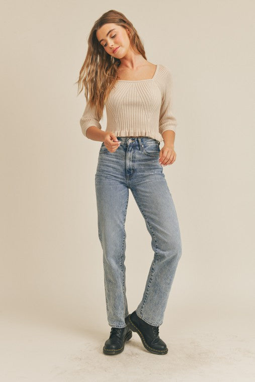 Lacie Rib Knit Top