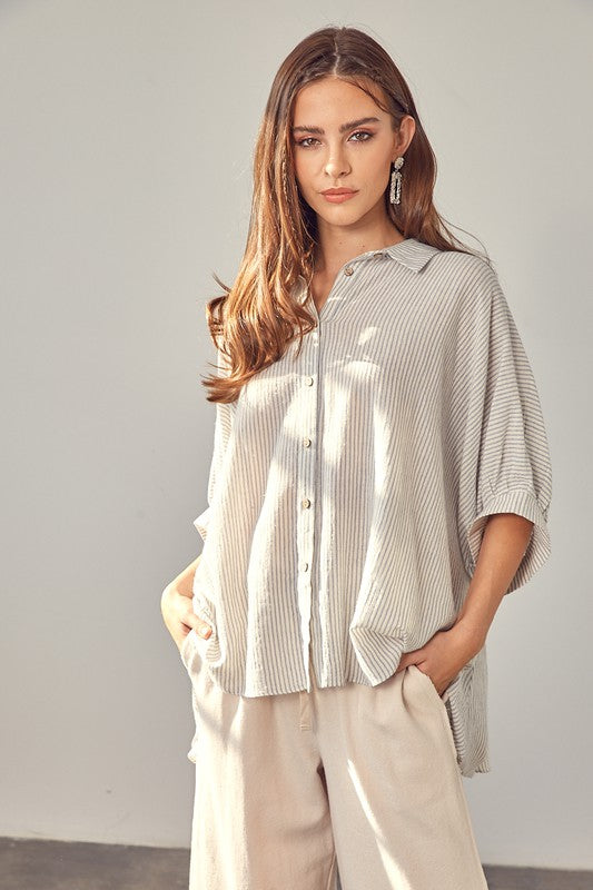 Skylar Striped Button Down Shirt