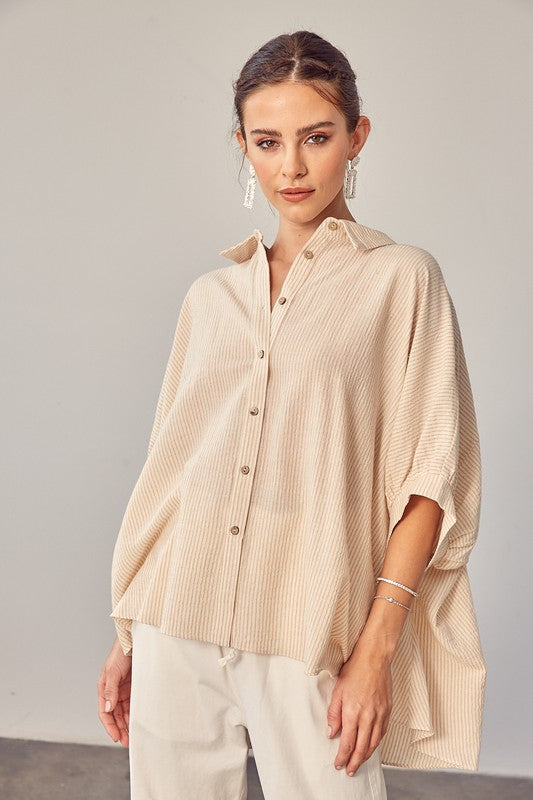 Skylar Striped Button Down Shirt