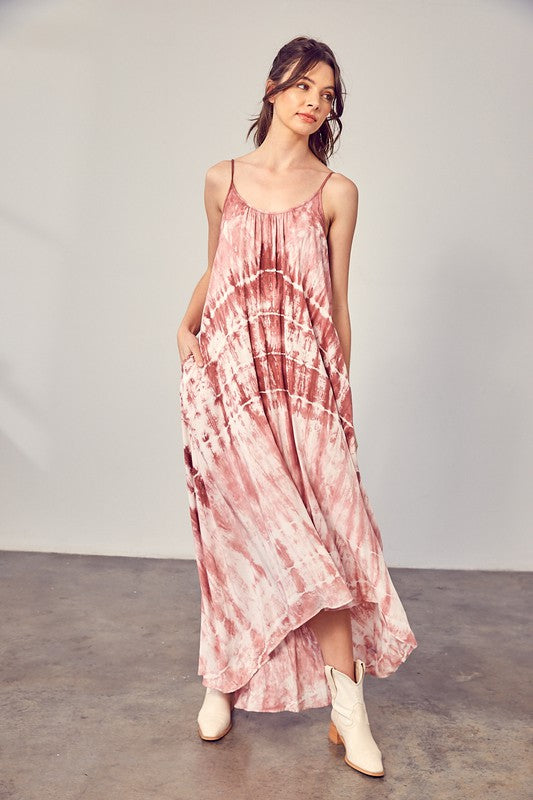 Marley Tie-Dye Cami Maxi Dress