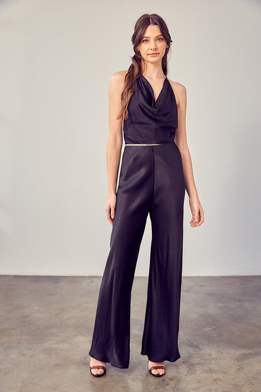 Maddie Satin Flared Pants