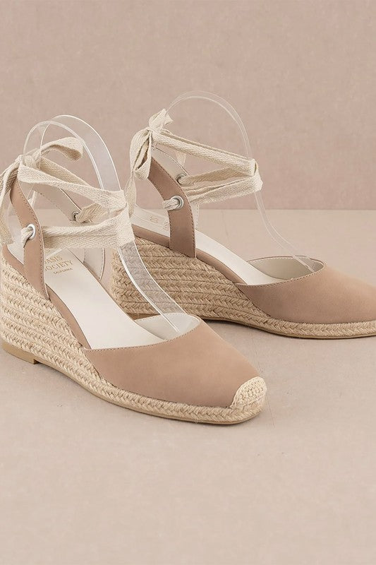 ALONDRA ESPADRILLE LACE UP, WEDGE