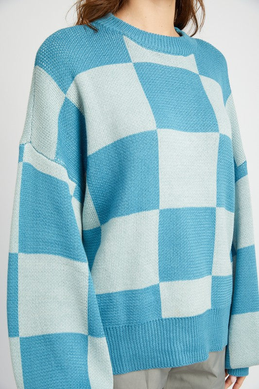 Layla Checkered Sweater
