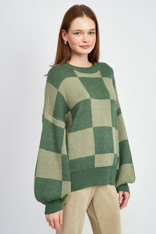 Layla Checkered Sweater