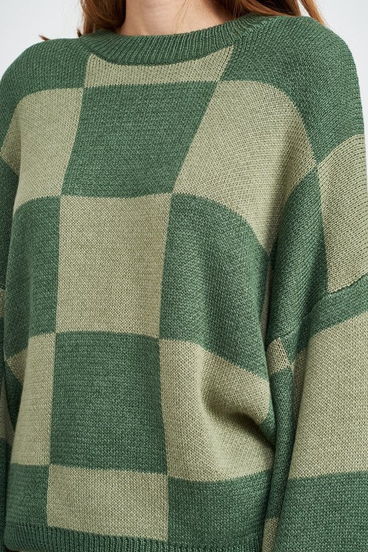 Layla Checkered Sweater