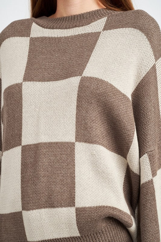 Layla Checkered Sweater