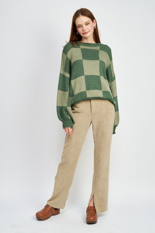 Layla Checkered Sweater