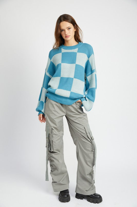 Layla Checkered Sweater