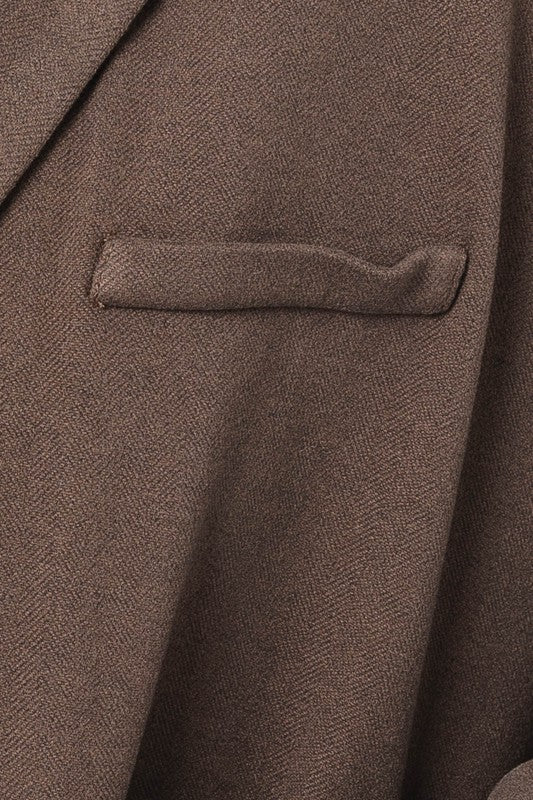 Stacie Straight Blazer Long Coat