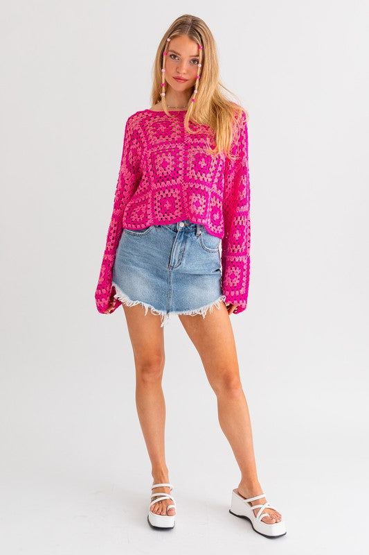 Janie Crochet Top