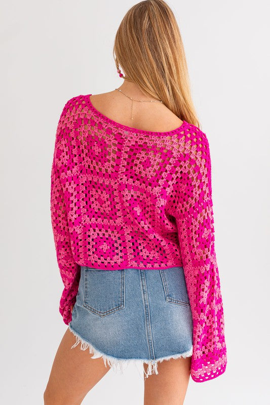Janie Crochet Top