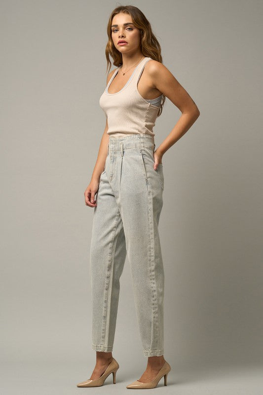 Valentina Super High Waist Balloon Jeans