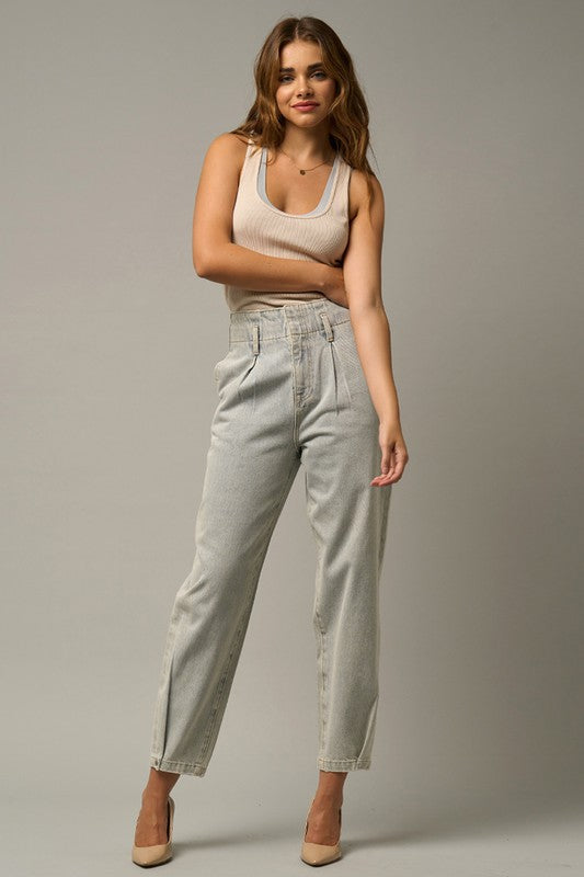 Valentina Super High Waist Balloon Jeans