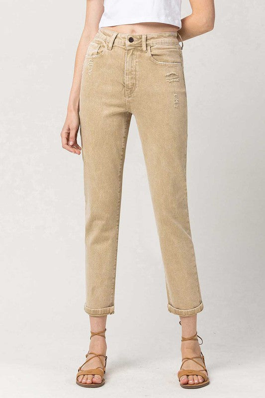 Sugar Super High Rise Mom Jeans