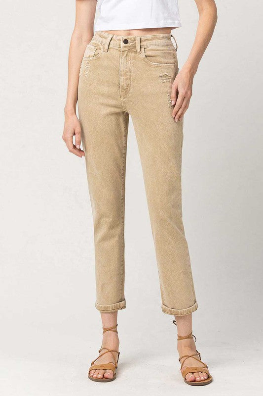 Sugar Super High Rise Mom Jeans