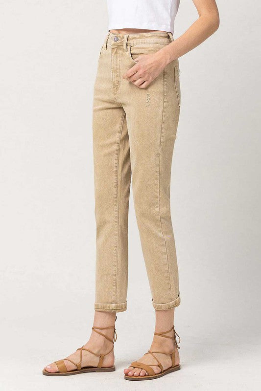 Sugar Super High Rise Mom Jeans
