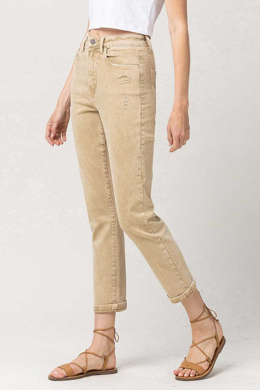 Sugar Super High Rise Mom Jeans