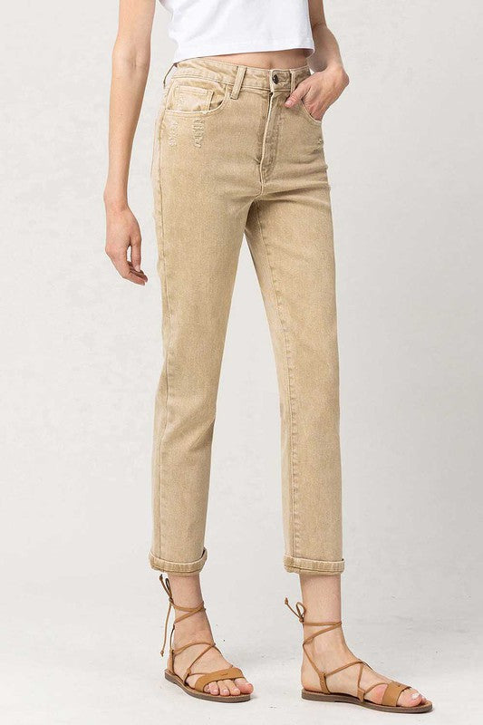 Sugar Super High Rise Mom Jeans