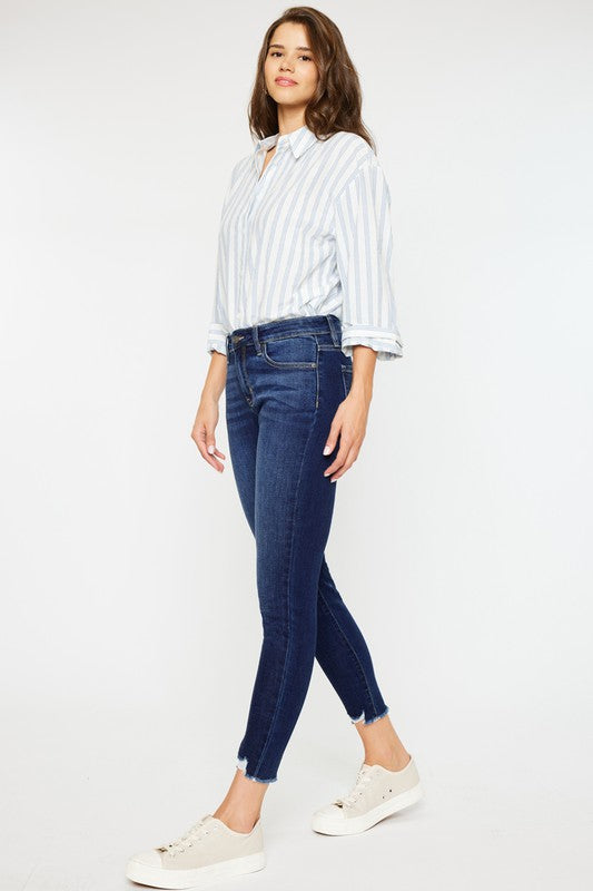 Linda Mid RIse Ankle Skinny Jeans