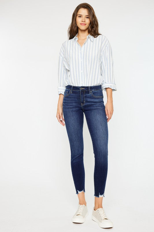 Linda Mid RIse Ankle Skinny Jeans