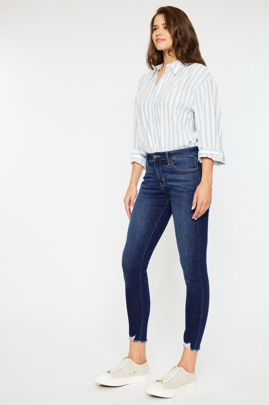 Linda Mid RIse Ankle Skinny Jeans