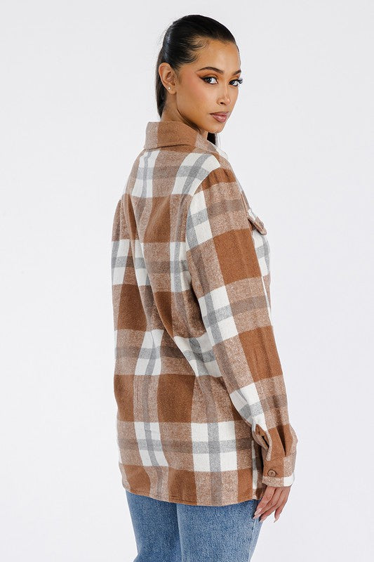 Ashton Oversized Flannel Shacket