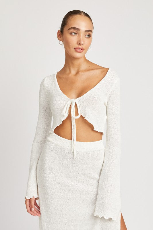 Shante Tie Crop Top