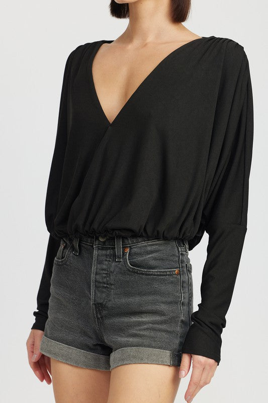 Anna Dolman Twist Front Top