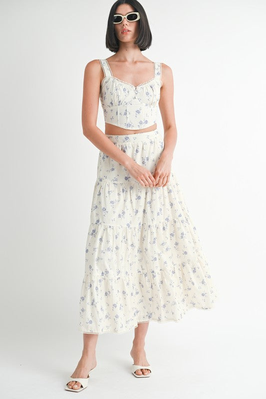 Jackie Floral Skirt