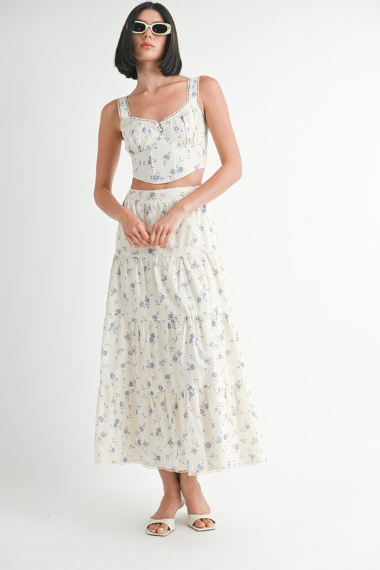 Jackie Floral Skirt