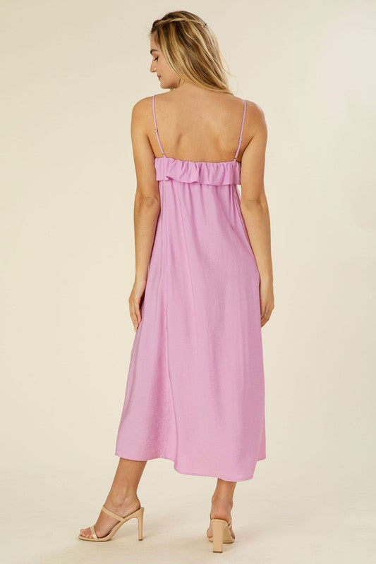 Lou Lou Maxi Dress with ruffles