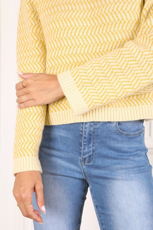 Florence Herringbone Sweater