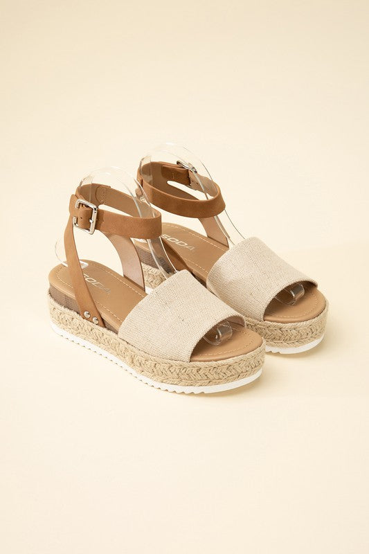 Cici Espadrille Ankle strap Sandals