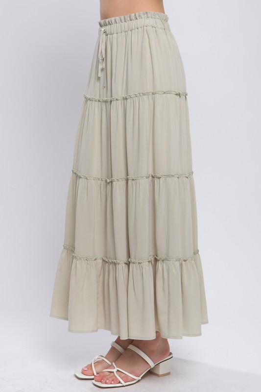 Maggie Tiered Maxi Skirt