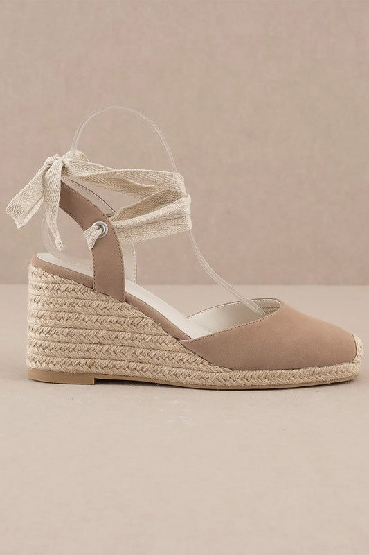 ALONDRA ESPADRILLE LACE UP, WEDGE