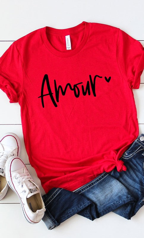 Amour Valentines Graphic Tee