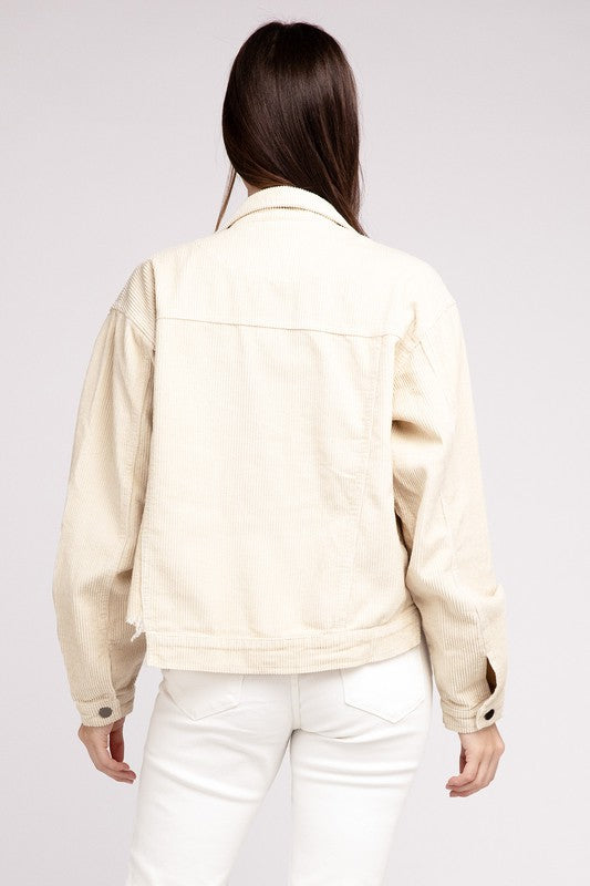 Claire Oversized Ribbed Shacket