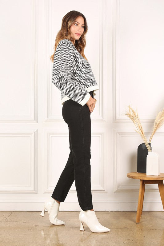 Florence Herringbone Sweater