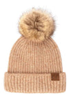 Classic Rib C.C Beanie with Pom