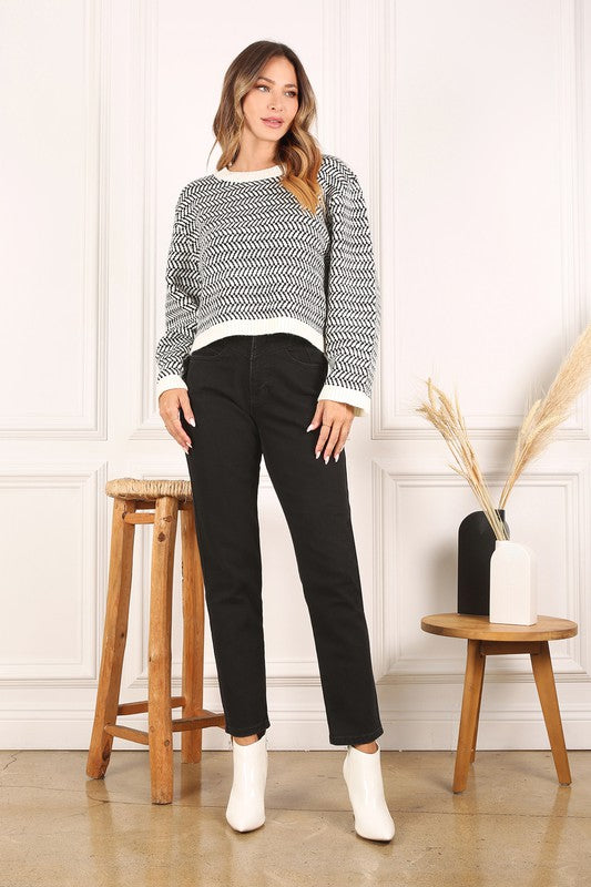 Florence Herringbone Sweater