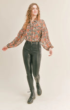 Vinney Button Down Bodysuit