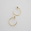 Opal Threader Hoops